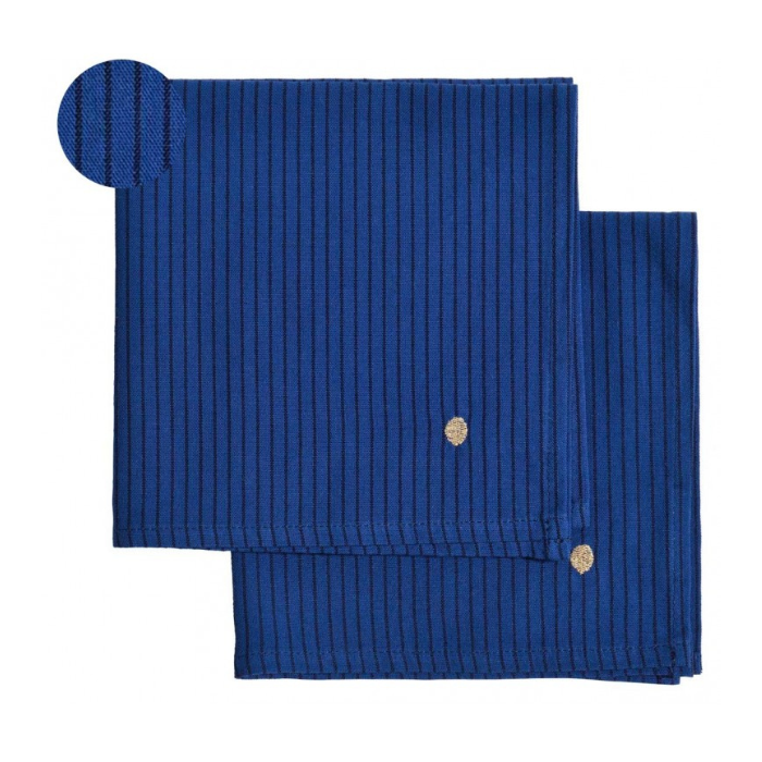 Set de 2 Serviettes de Table Indigo