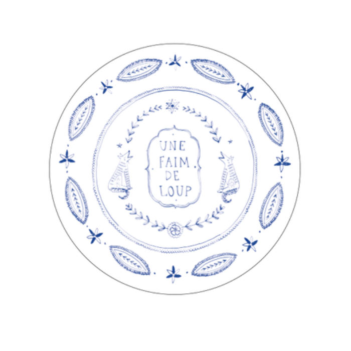 Set de 4 Assiettes Dictons