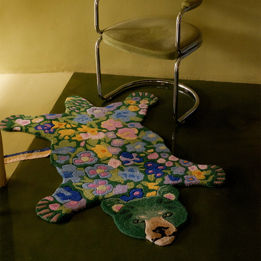 Tapis Ours jardin