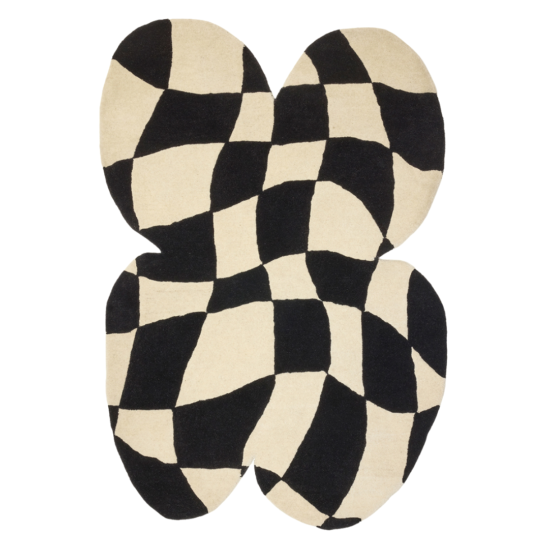 Tapis Papillon à Carreaux XL