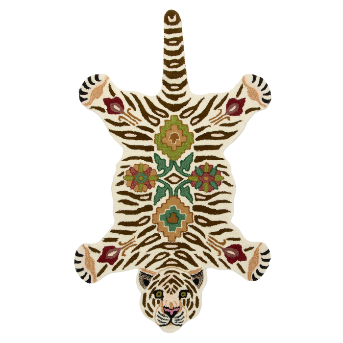 Tapis Tigre Blanc