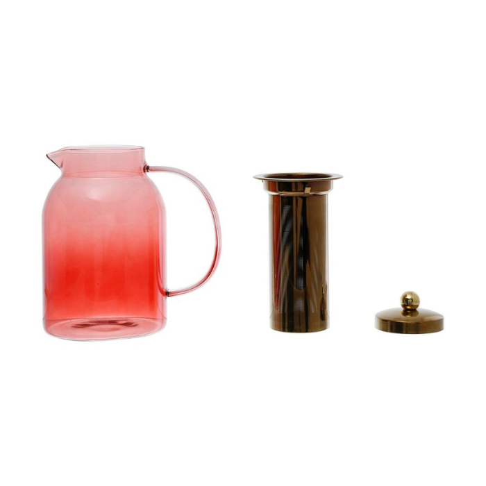 Théière Dégradée rouge