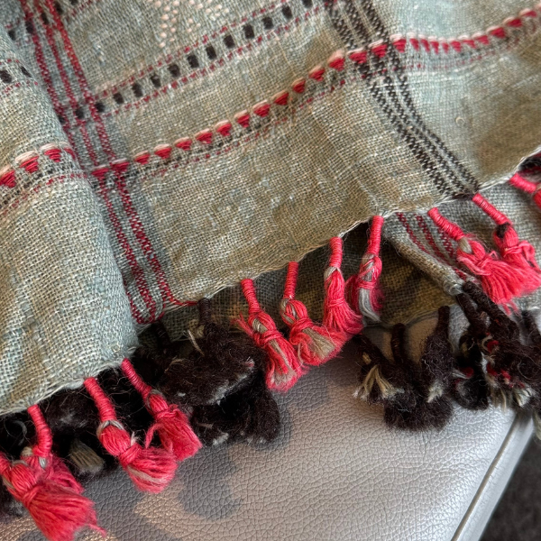 Tissage Amande & Rouge