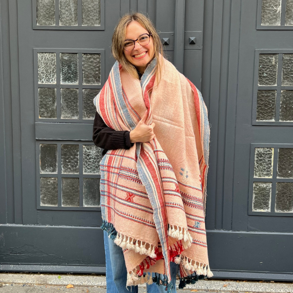 Etole Tissage Rose & Bleu