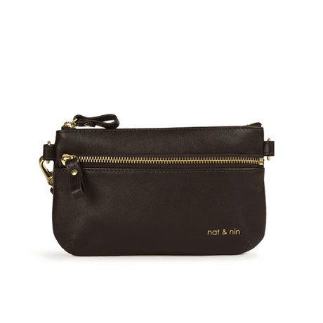 Pochette Vicky 2 marron
