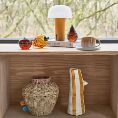 Caramel Bird Vase
