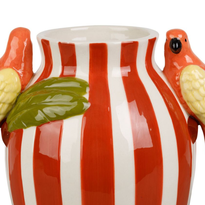 Vase Perroquet Terracotta