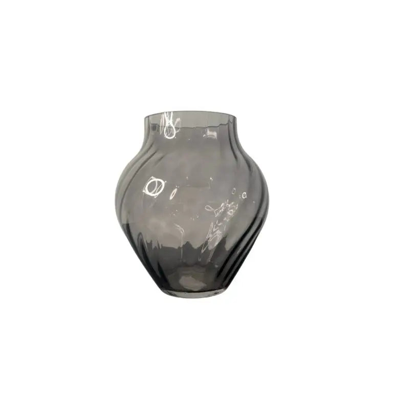 Smoked Striated Vase