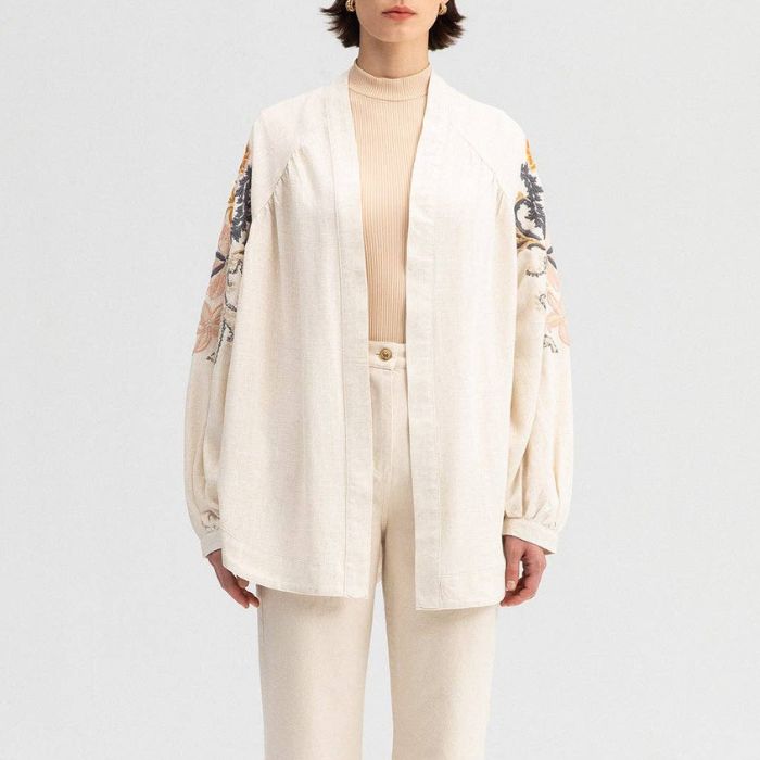 Veste Kimono Ecru