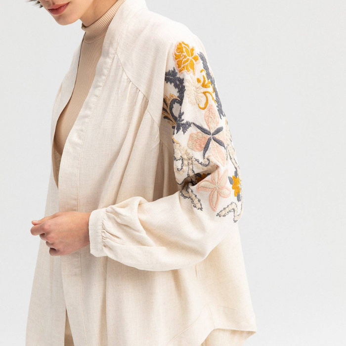 Veste Kimono Ecru
