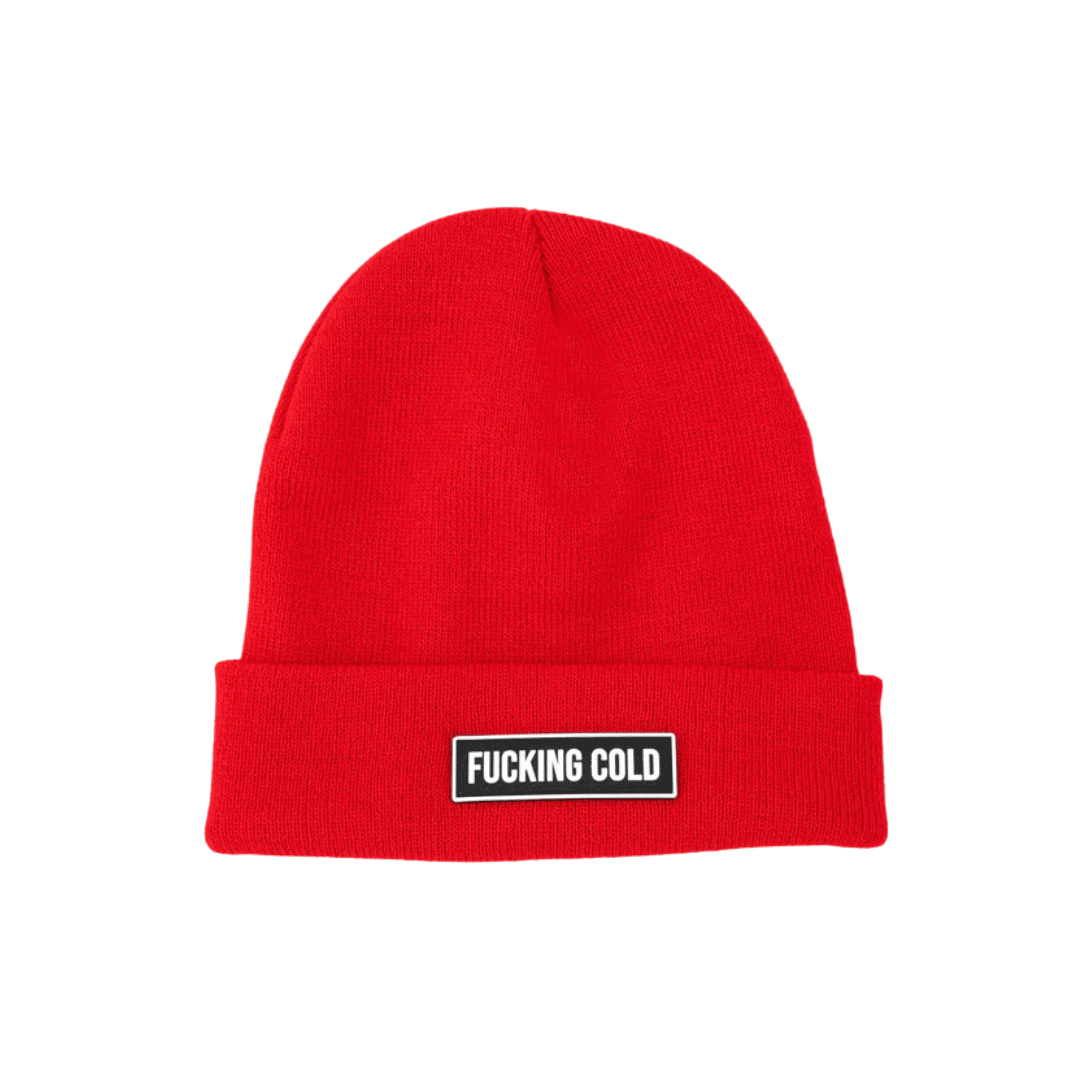 Bonnet f*ing  cold rouge