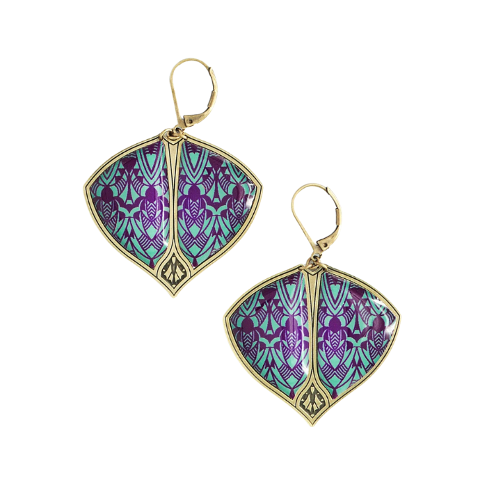 Boucles d'oreilles Chrysalide
