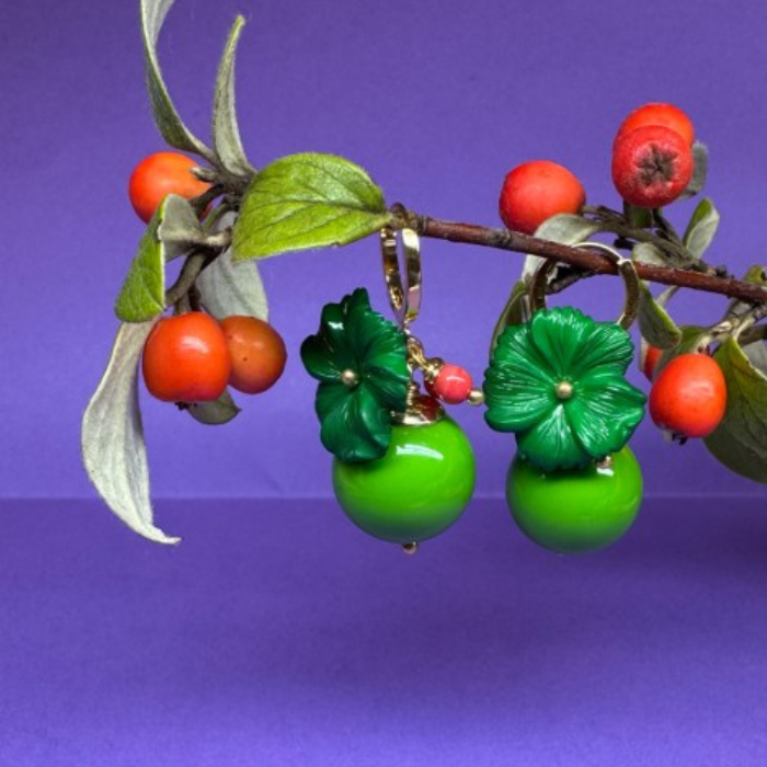 Boucles Oxford vertes