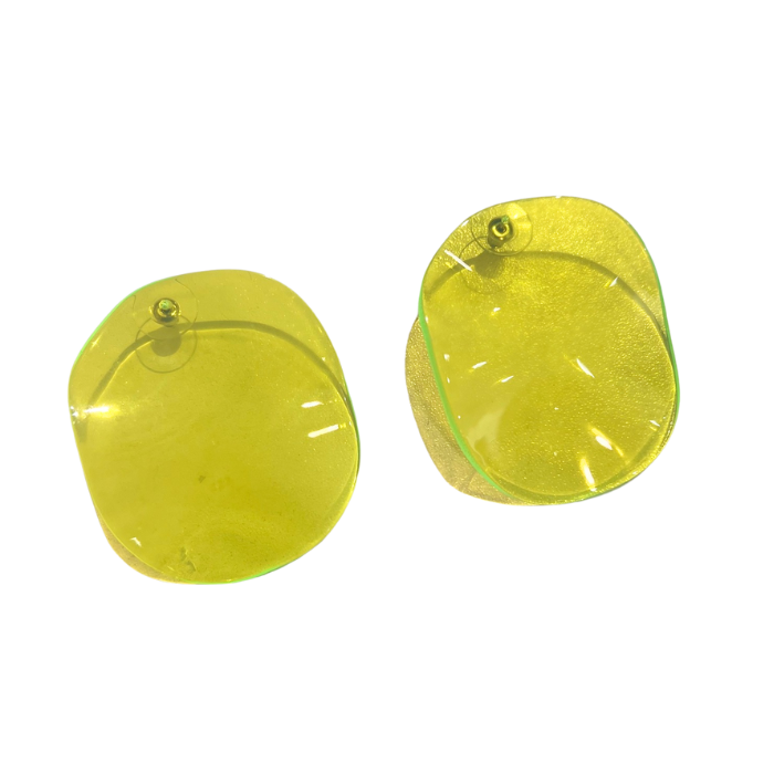 Boucles d'oreilles Plexi Fluo