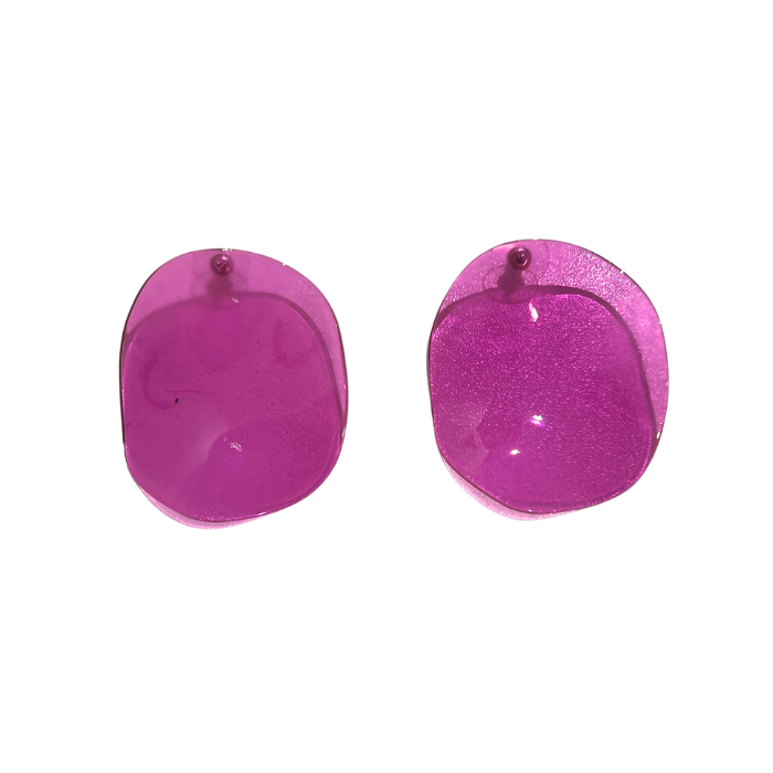 Boucles d'oreilles Plexi Fluo