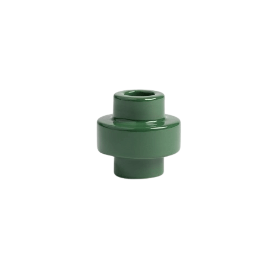 Bougeoir vert sapin