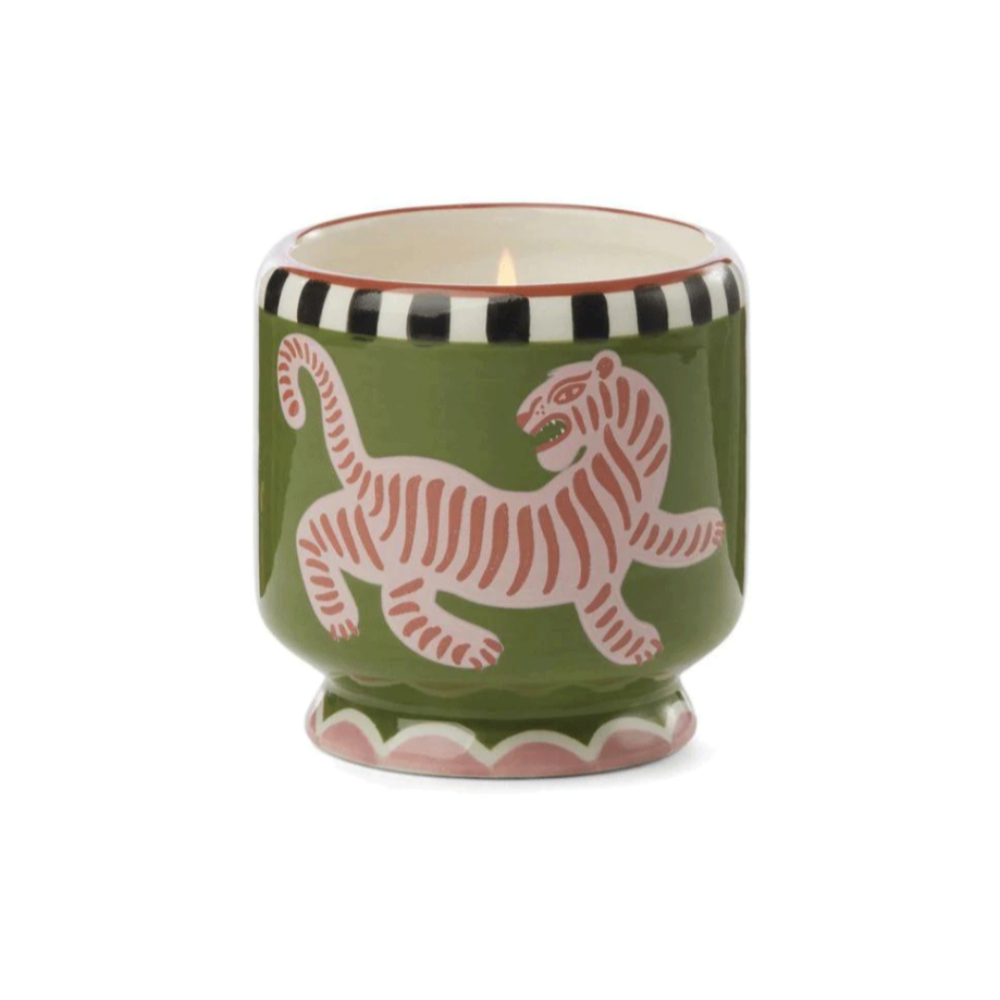 Bougie céramique tigre