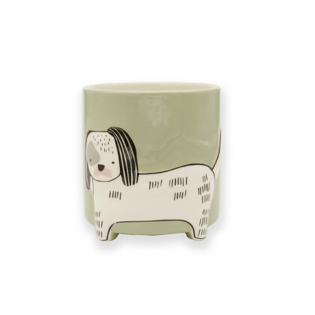 Cache-Pot Chien