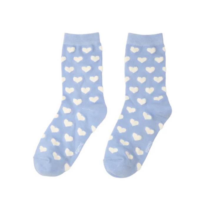 Chaussettes Coeur Blanc