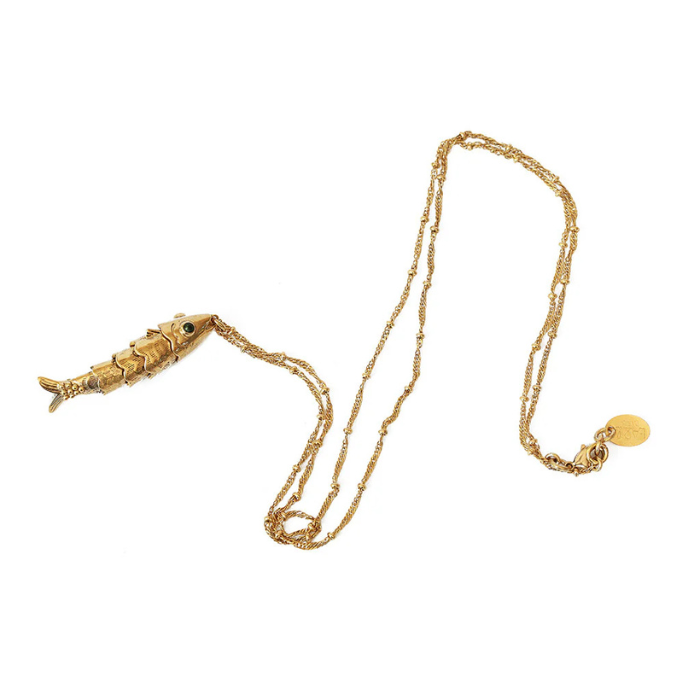 Collier Sacha Poisson Doré