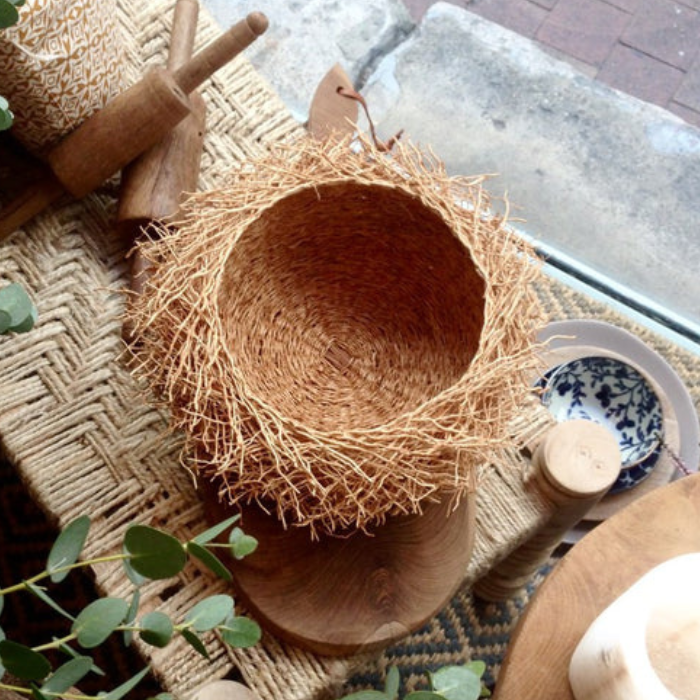 Corbeille à fruit en Vétiver