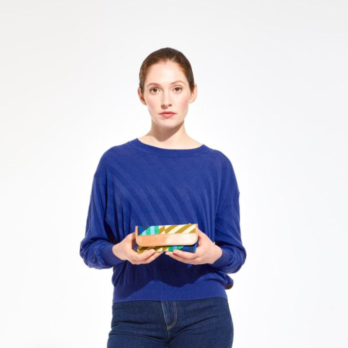 Etui à lunettes Shibuya bleu