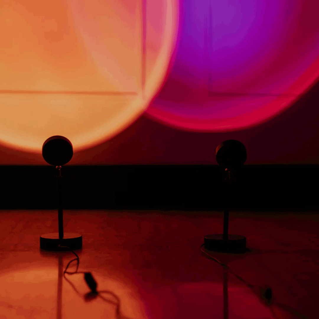 Lampe Sunset noire