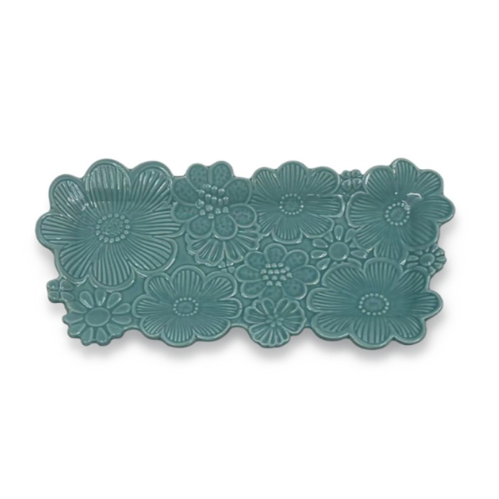 Plateau bleu givré