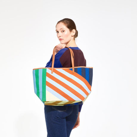 Sac toile Mirae bleu