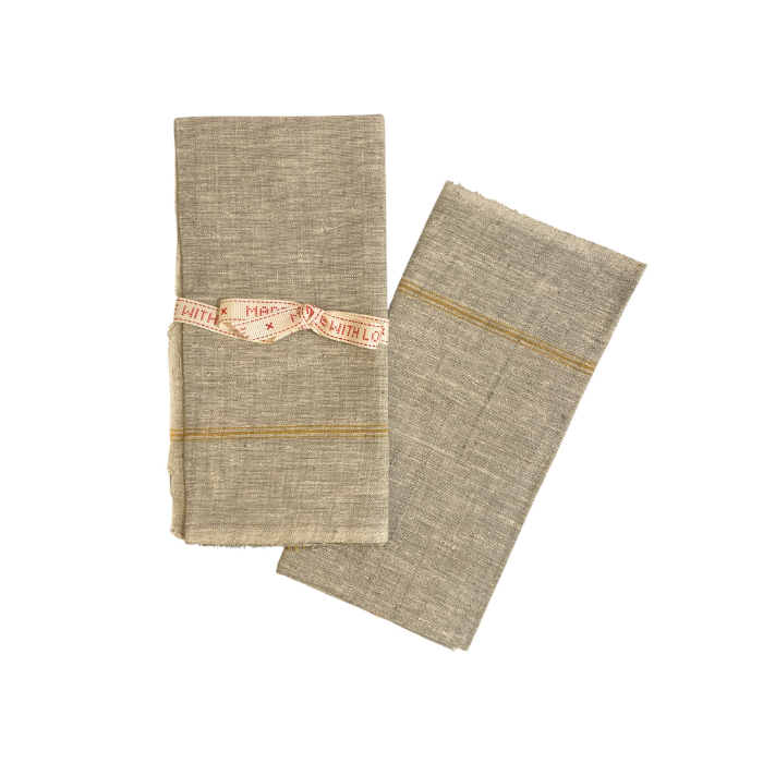 2 Serviettes de Table Sauge
