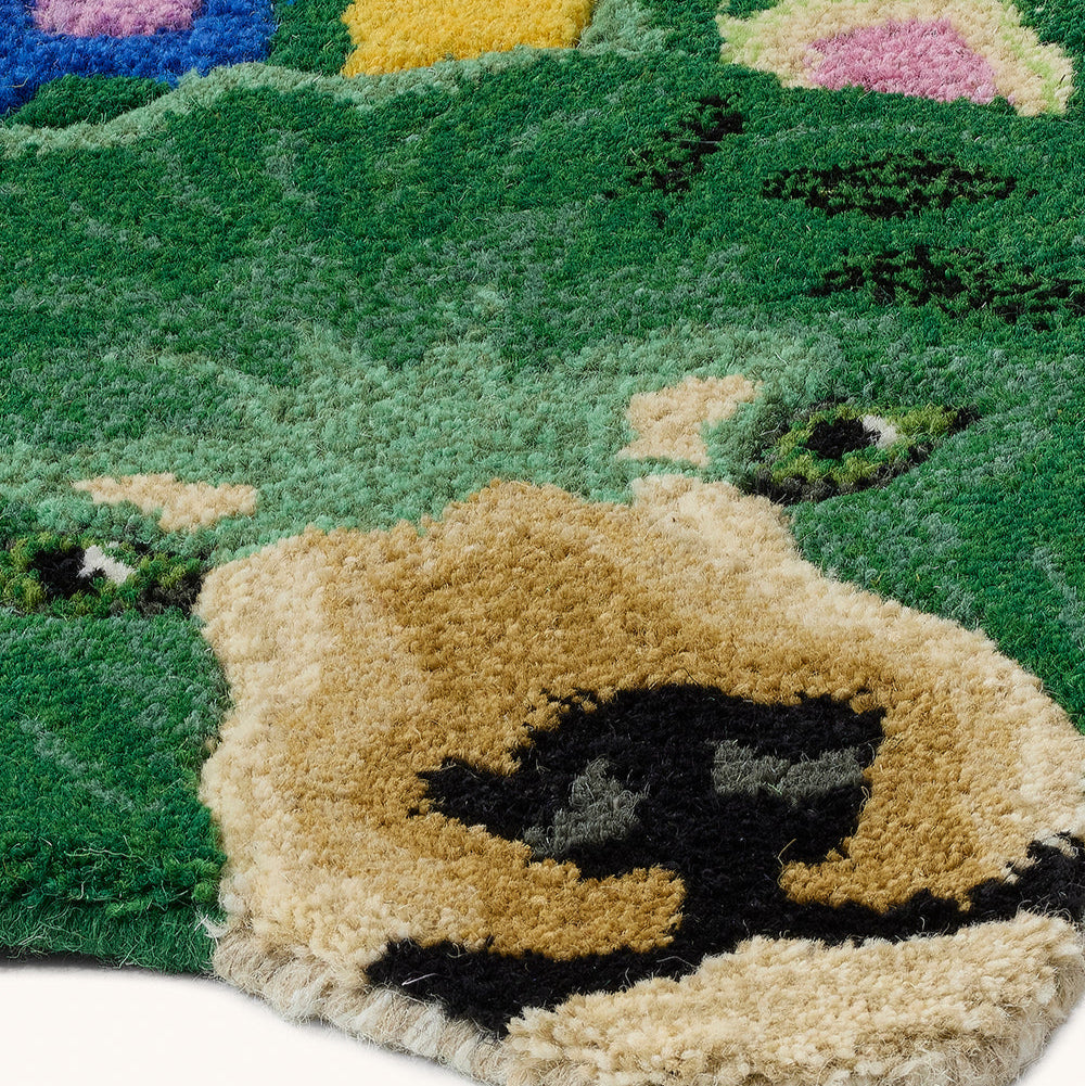 Tapis Ours jardin