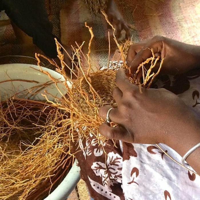 Corbeille à fruit en Vétiver