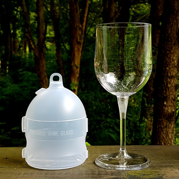 Verre à vin portable