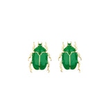 Scarab earrings