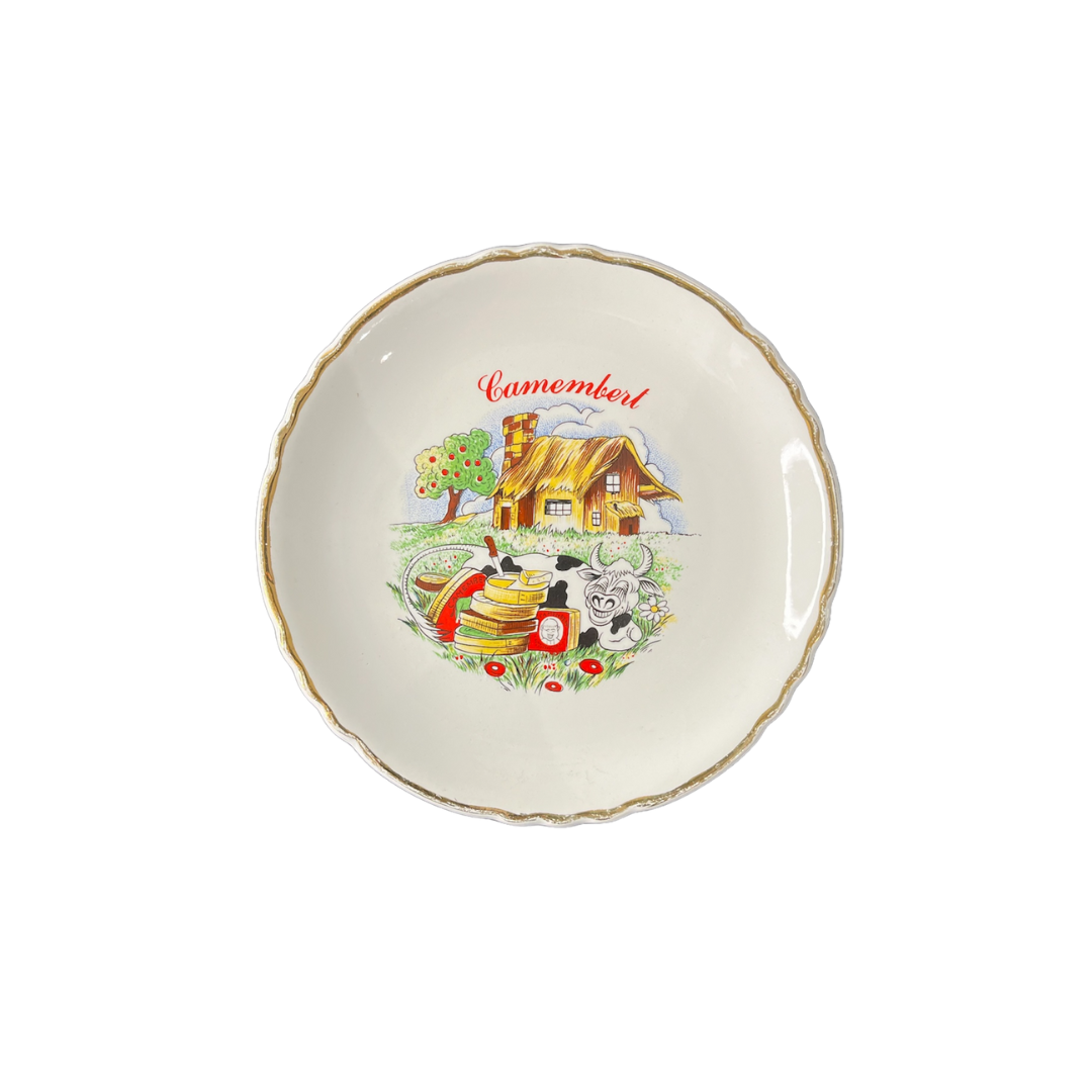 Vintage Camembert Plate 1