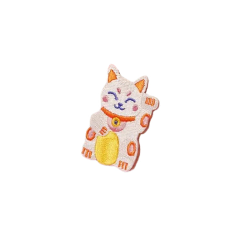 Lucky Cat Iron-on Patch