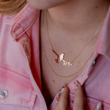 Branch Bird Necklace