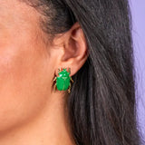 Scarab earrings