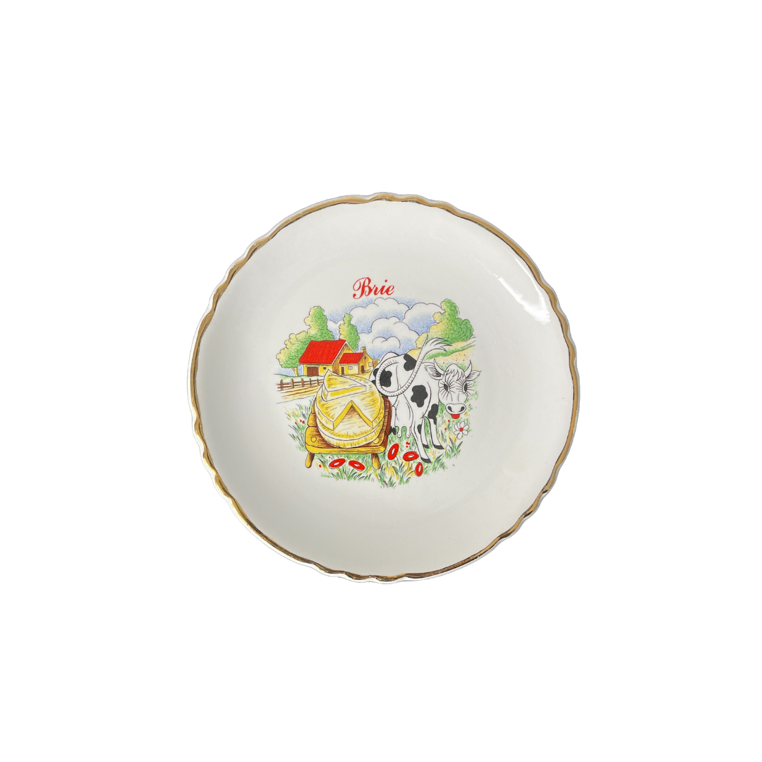 Vintage Brie Plate 2