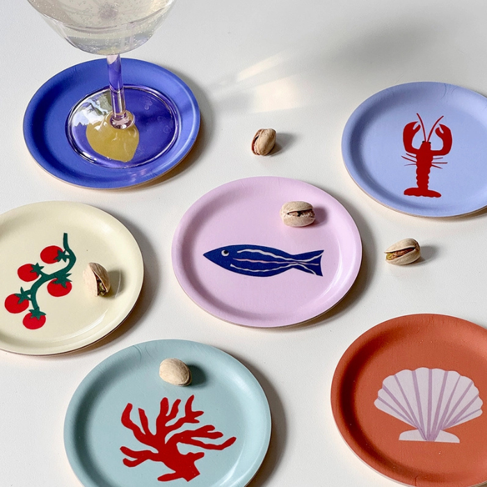 Mini Plateaux pastels