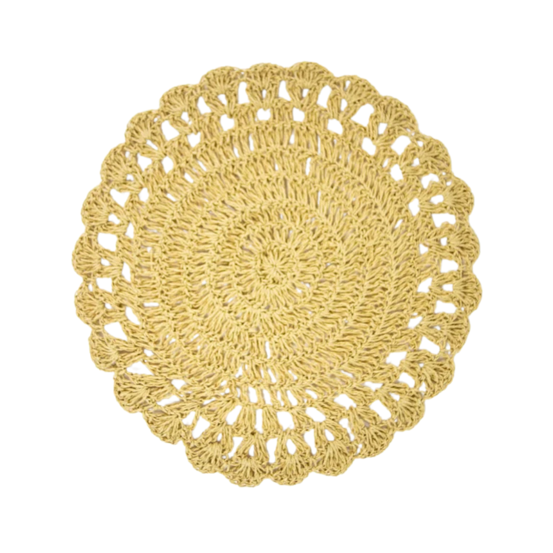 Sets de Table Raphia Crème