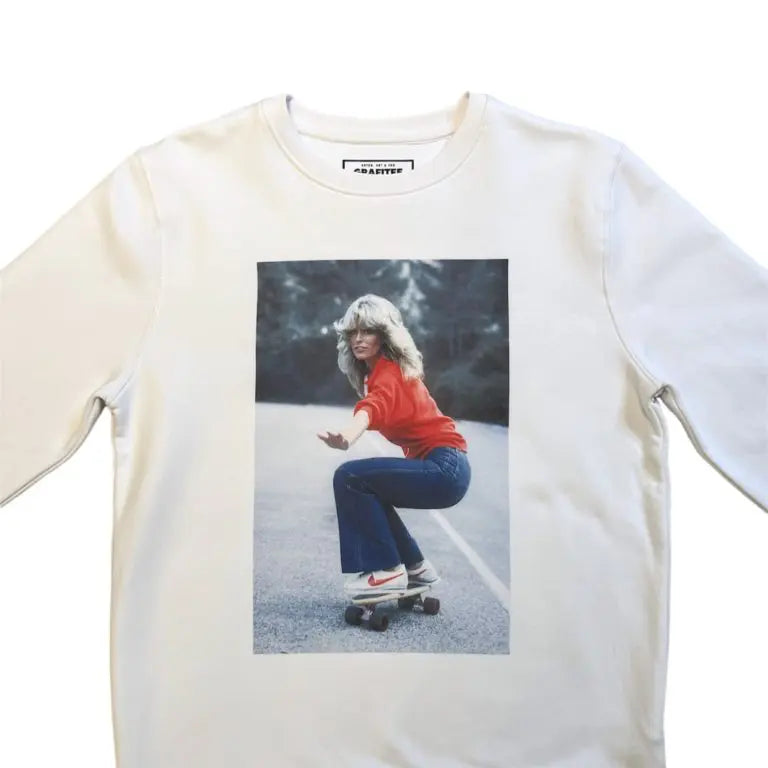 Farrah Fawcett sweatshirt