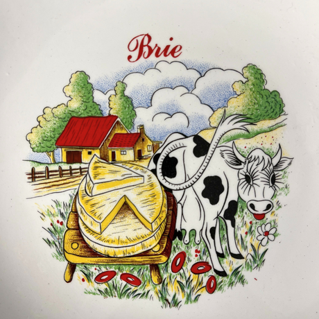 Vintage Brie Plate 2