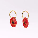 Poppy earrings