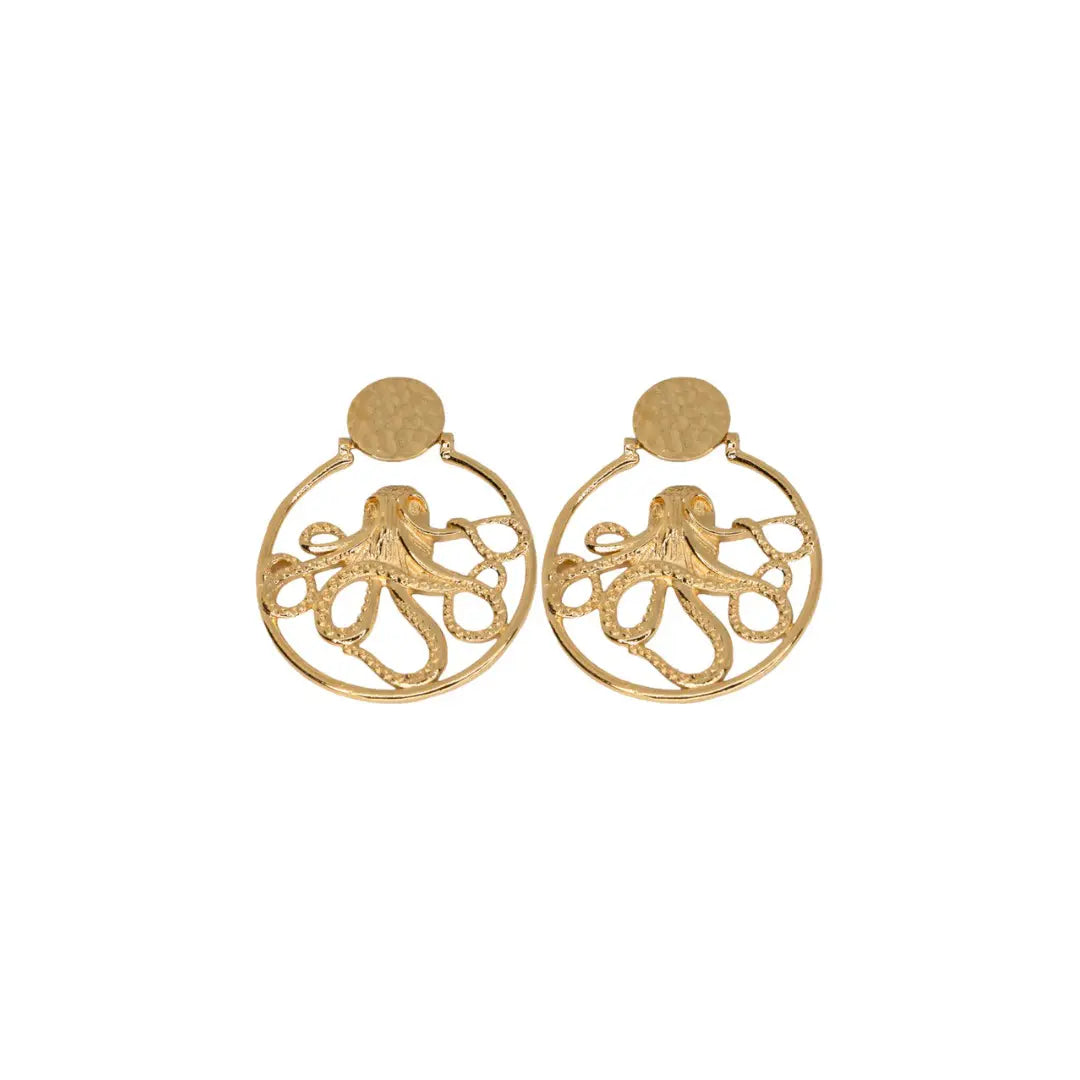 Octopus earrings