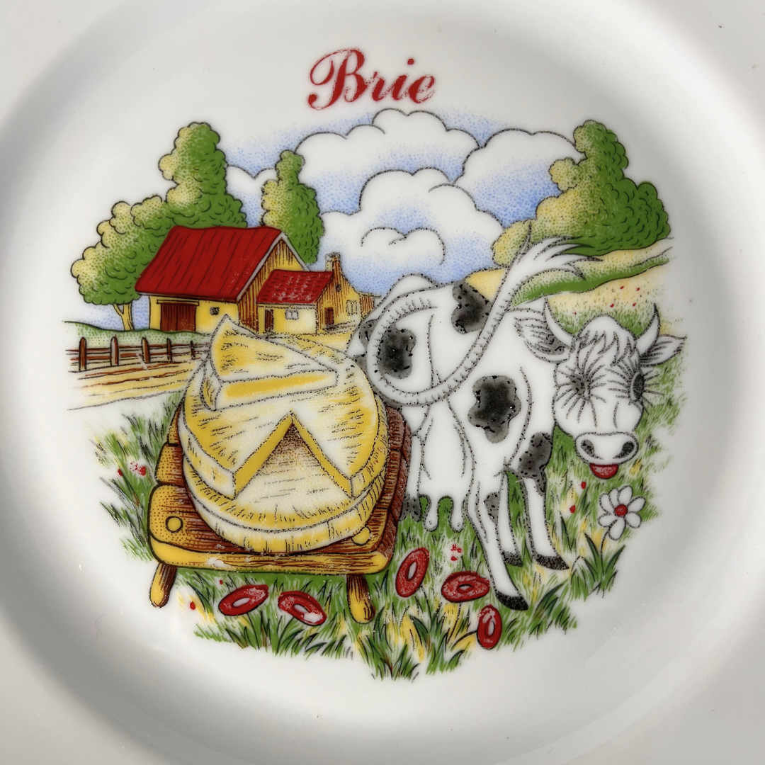 Assiette Brie Vintage 1