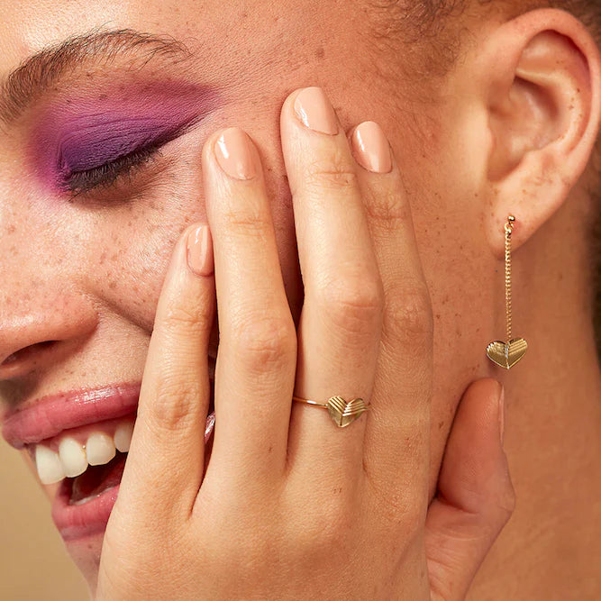 Bague Coeur Ligne