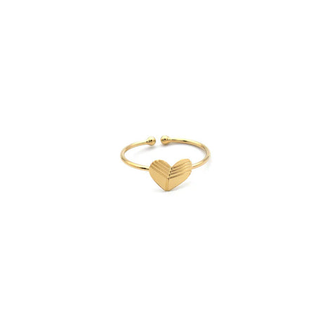 Bague Coeur Ligne