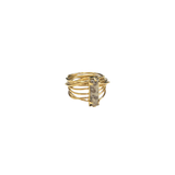 Bague Louise Multirangs Graphite
