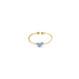 Bague Mini Coeur Bleu